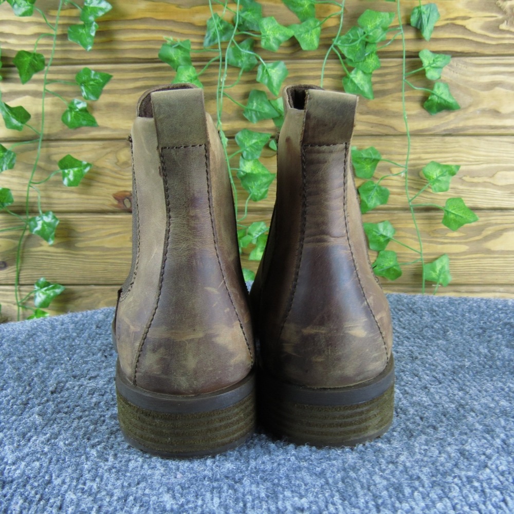 Born Brown Leather Ankle Boots - Picture 4 of 8